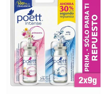 DESODORANTE AMB. POETT INTENSE PRIM Y BEBE REFIL 9