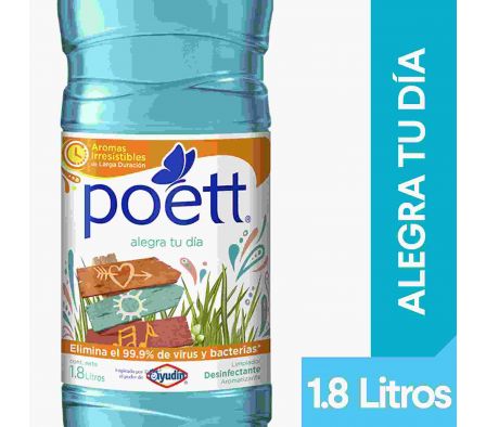 DESODORANTE AMB. POETT ALEGRA TU DIA DESINF 1,8LT