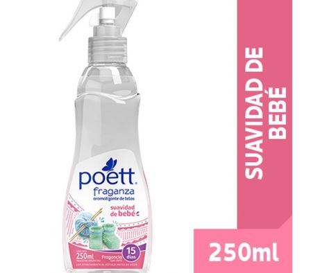 PERFUME POETT P/TELA FRAGANCIA BEBE 250ML