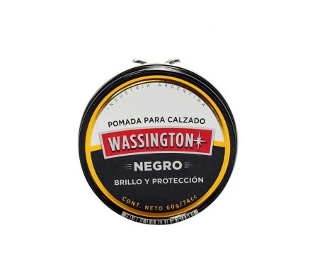 POMADA CALZADO WASS PREMIUN 74CC NEGRO