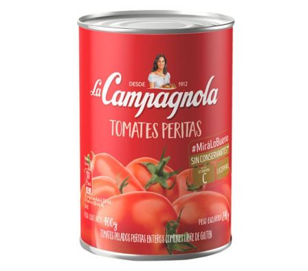TOMATE LA CAMPAGNOLA PELADO 400GR