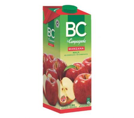 JUGO BC MANZANA 1LT