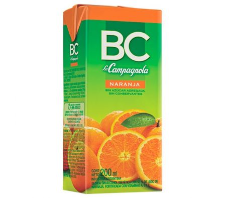 JUGO BC NARANJA 200ML