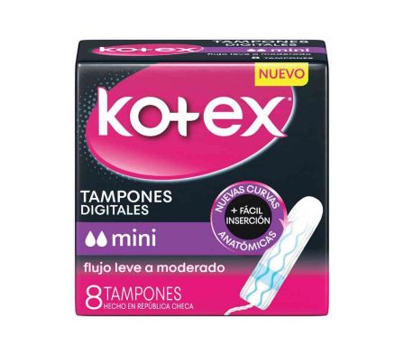 TAMPON KOTEX MINI EVOLUTION 12UN