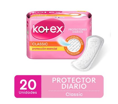 PROTECTOR DIARIO KOTEX MULTI F. PH BALANCEADO 20UN