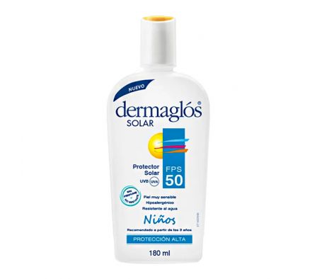 PROTECTOR SOLAR DERMAGLOS F50 EMULSIÓN NIÑOS 180ML
