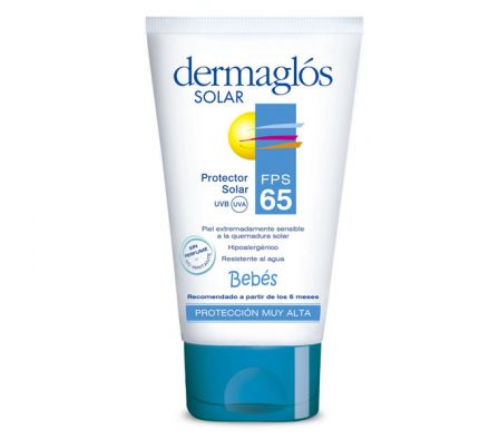PROTECTOR SOLAR DERMAGLOS FPS 65 BEBÉ CREMA 120GR