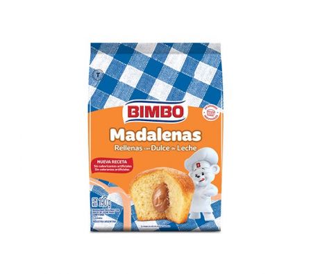 MADALENA BIMBO RELLENAS C/DULCE D/LECHE 190G