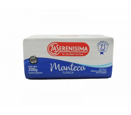 MANTECA LA SERENISIMA 200GR