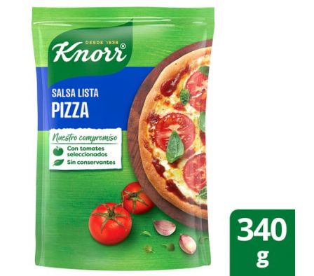 SALSA LISTA KNORR PIZZA 340G