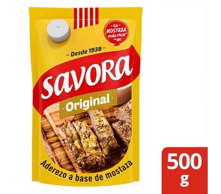 MOSTAZA SAVORA ORIGINAL DOY PACK 500GR
