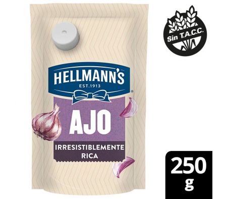 MAYONESA HELLMANNS AJO 250GR