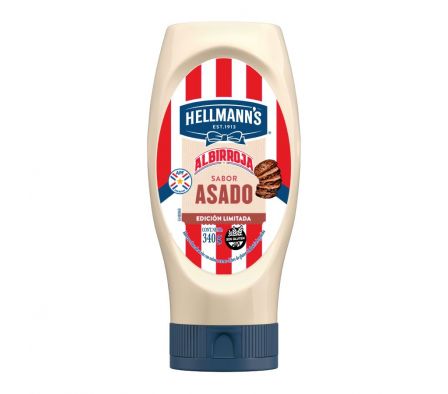 ADEREZO HELLMANNS SABOR ASADO 340GR