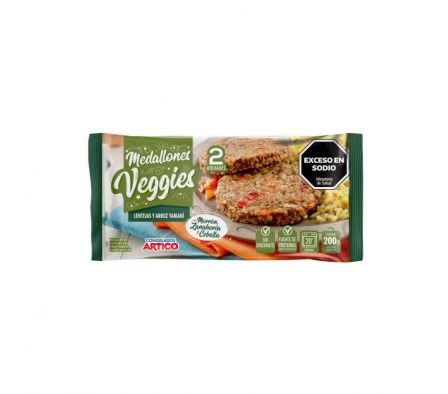 HAMBURGUESA ARTICO LENTEJA & ARROZ 200GR