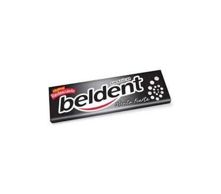 CHICLE BELDENT MENTA FUERTE 10GR