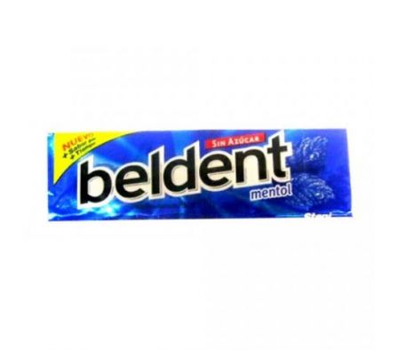 CHICLE BELDENT MENTOL 10GR