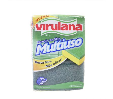 ESPONJA VIRULANA MULTIUSO C/FIBRA