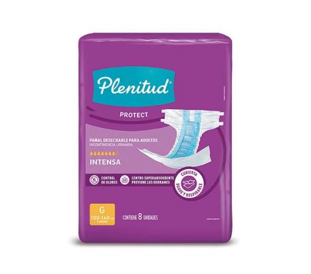 PAÑAL DESECHABLE PELNITUD ADULTO 8UNID