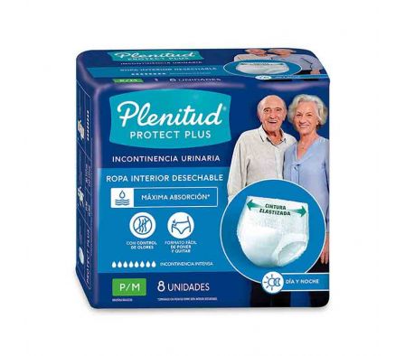 PAÑAL PLENITUD ADULTO PROTECTOR PLUS P/M 8UNID