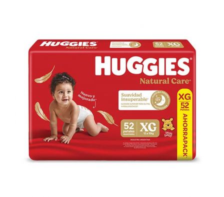 PAÑAL HUGGIES SUPREME CR XG AHORRO 52UNI