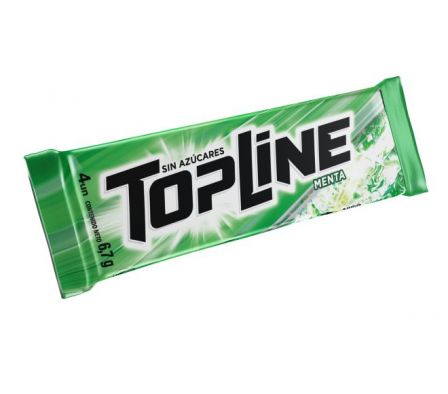CHICLE TOPLINE MENTA 11GR