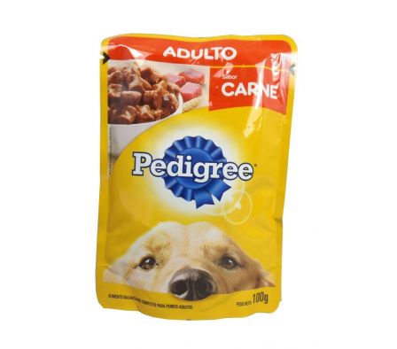 ALIMENTO PARA PERRO PEDIGREE ADULTO CARNE 100GR