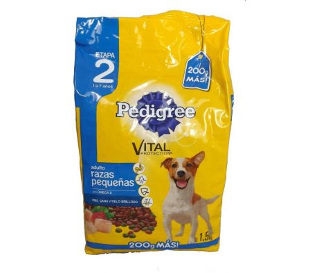 ALIMENTO PARA PERRO PEDIGREE ADULTO RAZAS PEQ. 1.5