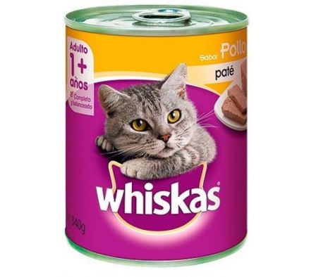 ALIMENTO PARA GATO WHISKAS ADULTO POLLO 340GR