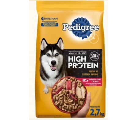 ALIMENTO PARA PERRO PEDIGREE HIGH PROTEIN 2,7KG