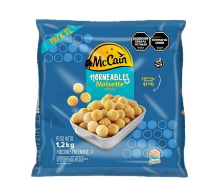 PAPAS FRITAS MCCAIN CLASICAS PAPA NOISETTE HORNEAB