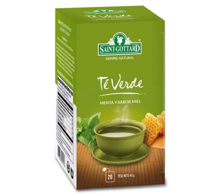 TE VERDE SAINT GOTTARD MENTA Y MIEL 20UN