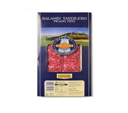 SALAME TANDILERO PICADO FINO FETEADO CAGNOLI 100GR
