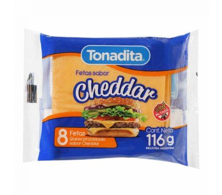 QUESO CHEDDAR TONADITA 10 FETAS