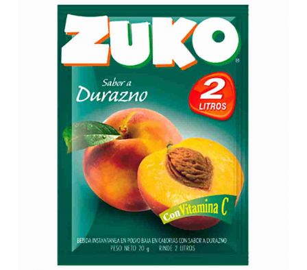 JUGO EN POLVO ZUKO DURAZNO 20GR