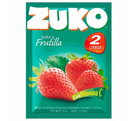 JUGO EN POLVO ZUKO FRUTILLA 2LT 20GR