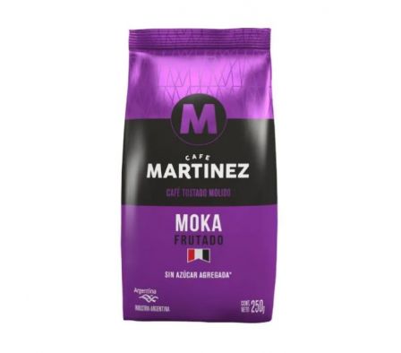 CAFÉ MARTINEZ TOSTADO MOLIDO FUERTE MOCA 250G