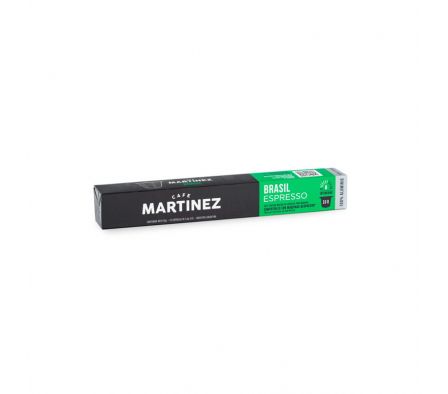 CAFE MARTINEZ TOSTADO CAPSULA ESPRESSO BRASIL 10UN