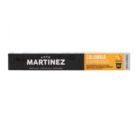 CAFE MARTINEZ TOSTADO CAPSULA ESPRESSO COLOMBIA 10