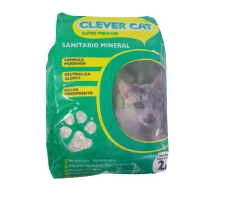 PIEDRAS SANITARIAS P/GATOS CLEVER CAT 2KG