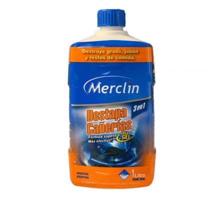 DESTAPA CAÑERIAS MERCLIN MAX GEL MERCLIN 500ML 
