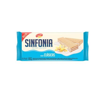 GALLETITA SINFONIA OBLEAS WAFER CLASICA 100G 