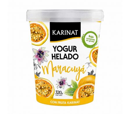 YOGUR HELADO SABOR MBURUCUYA KARINAT 320 GRS