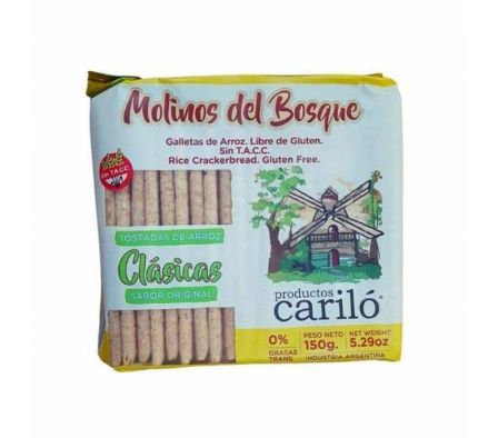 GALLETAS DE ARROZ MOLINOS DEL BOSQUE ORIGINAL 150G