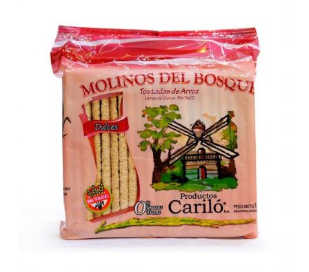 GALLETAS DE ARROZ MOLINOS DEL BOSQUE DULCES VAINIL
