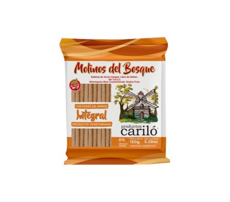 GALLETAS DE ARROZ  MOLINOS DEL BOSQUE INTEGRAL150G