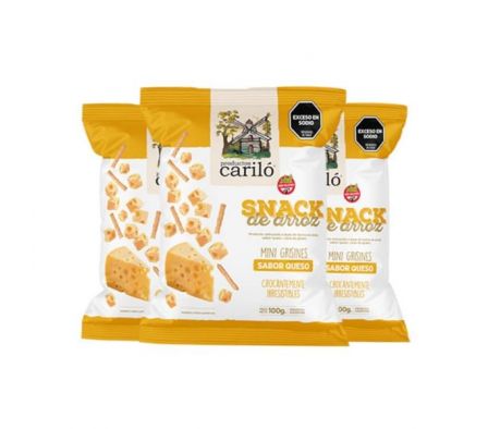 SNACK PRODUCTOS CARILO MINI GRISIN QUESO 100GR