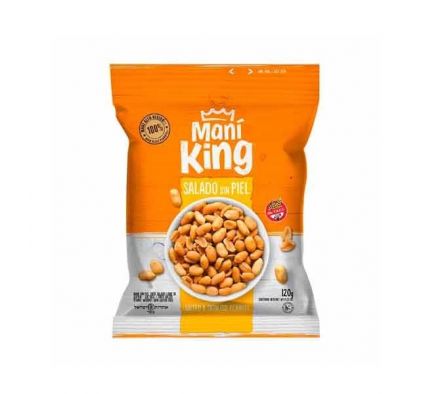 MANI SALADO KING SIN PIEL 120GR