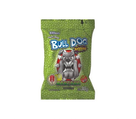 CARAMELOS BULLDOG MANZANA 30GR