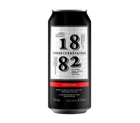 LICOR AMARGO FERNET 1882 + COCA LATA 473ML