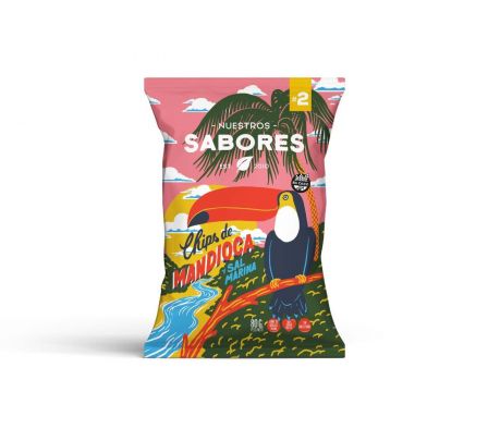 CHIPS NUESTROS SABORES MANDIOCA FRITA S/TACC  80G